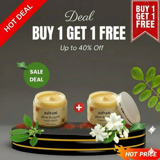 pack of 2 Zafrani Glow & White Beauty Cream - 💯 (Guaranteed Results)